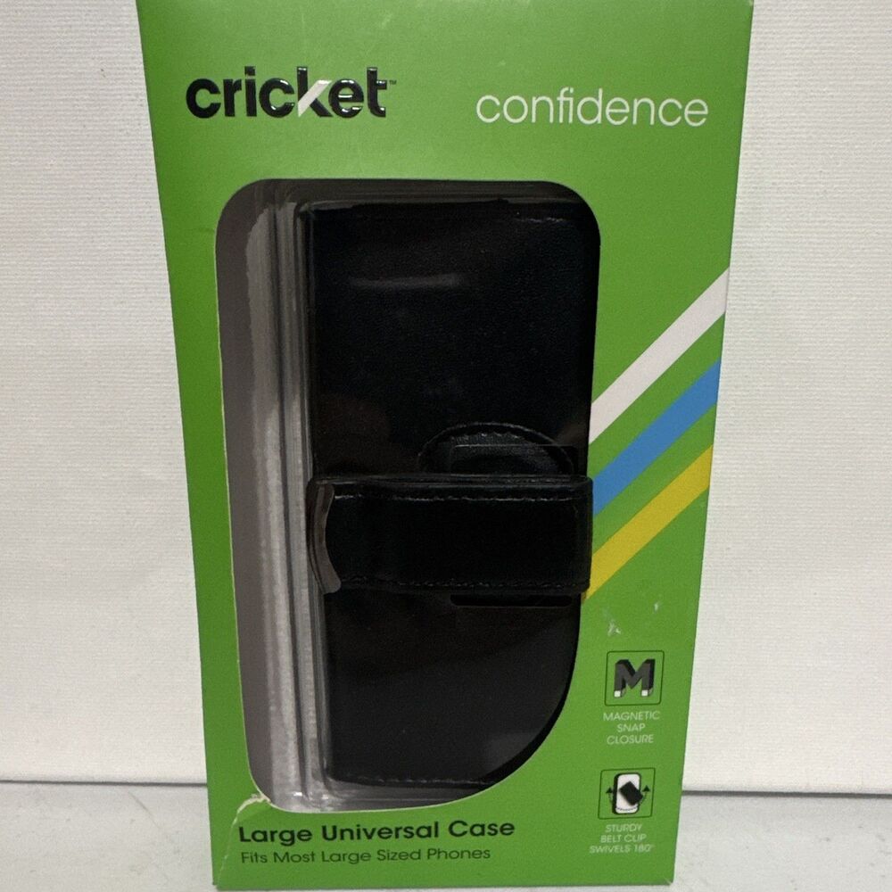 Universal Phone Case Black Leather